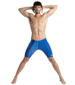 Arena Men's Team Painted Stripes Jammer Swimsuit 12 Arena Men's Team Painted Stripes Jammer Swimsuit -Swimming Equipment Store 5677501808808 royalmultiroyal 3a