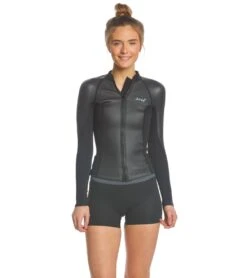 Xcel Women's 3/1MM Neoprene Paddle Short -Swimming Equipment Store 5680457580712 blackgunmetal 4a