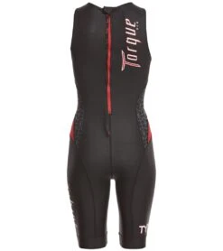 TYR Women's Torque Pro Swim Skin 7 TYR Women's Torque Pro Swim Skin -Swimming Equipment Store 5683177914536 blackred 3a