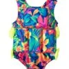Girls' Tahitian Floral Floatation Swimsuit -Swimming Equipment Store 5683756368040 2t
