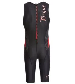 TYR Men's Torque Pro Swim Skin -Swimming Equipment Store 5684316405928 blackred 3a