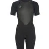 Body Glove Women's 2/1mm PRO 3 Back Zip Short Sleeve Springsuit Wetsuit -Swimming Equipment Store 5914347110568 black 1a
