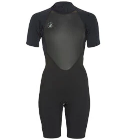 Body Glove Women's 2/1mm PRO 3 Back Zip Short Sleeve Springsuit Wetsuit