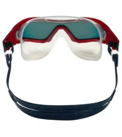 AQUASPHERE Vista Pro Mirrored Lens Mask -Swimming Equipment Store 6215487783080 redmirroredlensdarkbluered 4a