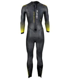 Men's Racer 2.0 Performance Fullsleeve Triathlon Wetsuit 10 Men's Racer 2.0 Performance Fullsleeve Triathlon Wetsuit -Swimming Equipment Store 6225124294824 blackyellow 4a
