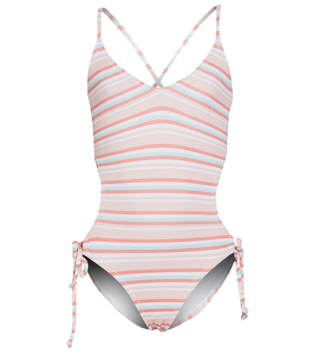 Splendid Girls' Cozy Stripe One Piece Swimsuit (Big Kid) 3 Splendid Girls' Cozy Stripe One Piece Swimsuit (Big Kid)