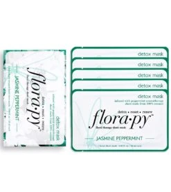 Detox Aromatherapy Sheet Mask 5 Count, Jasmine Peppermint -Swimming Equipment Store 6611788660904 4