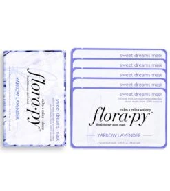 Sweet Dreams Aromatherapy Sheet Mask 5 Count, Yarrow Lavender -Swimming Equipment Store 6611789414568 4