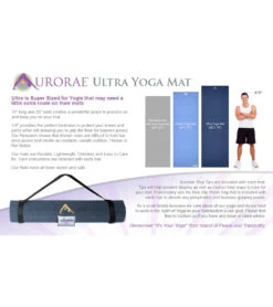 Ultra Yoga Mat 78" -Swimming Equipment Store 6714051330216 black 3a