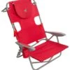 Face Down Beach Chair W/ Backpack Straps -Swimming Equipment Store 6716806398120 red 1a