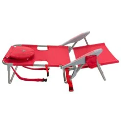 Face Down Beach Chair W/ Backpack Straps -Swimming Equipment Store 6716806398120 red 3a