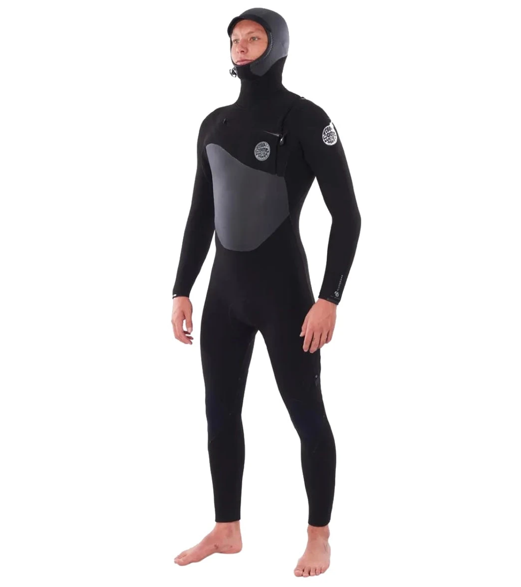 Rip Curl Men's Flashbomb 6/4 Hooded Chest Zip Full Wetsuit 4 Rip Curl Men's Flashbomb 6/4 Hooded Chest Zip Full Wetsuit - Image 2