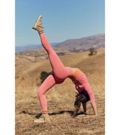 FREE PEOPLE Good Karma Yoga Leggings -Swimming Equipment Store 6735503753384 poppy 7a