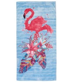 Dohler New Painted Flamingo Beach Towel 30”X 60”