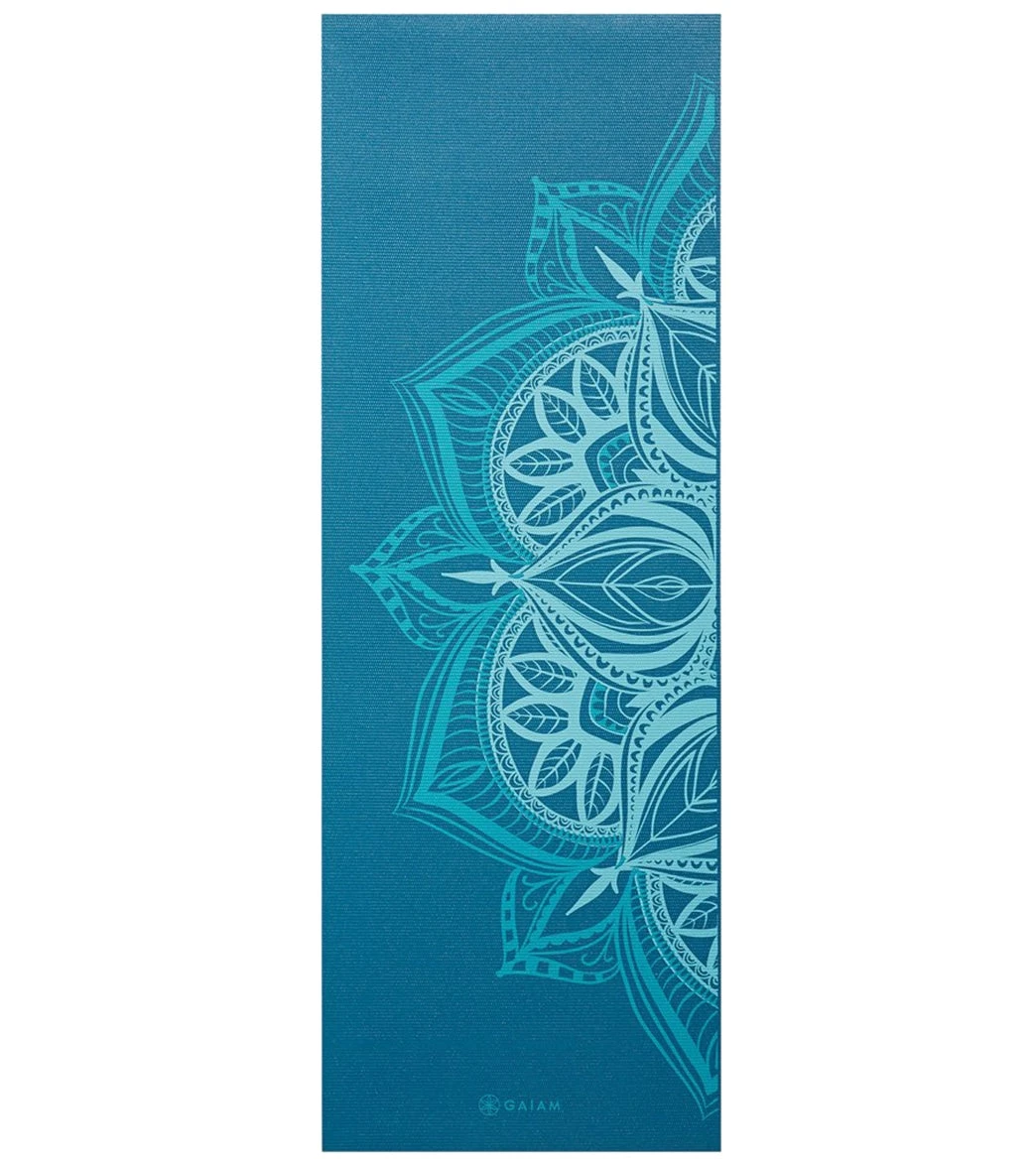 Gaiam Indigo Point Premium Yoga Mat 68" 6mm 4 Gaiam Indigo Point Premium Yoga Mat 68" 6mm - Image 2