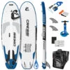 CRESSI Travelight Foldable 9’2’’ Inflatable SUP Set -Swimming Equipment Store 6856349581480 whiteblue 1a