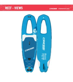 CRESSI Reef Window 10’2’’ Inflatable SUP Set -Swimming Equipment Store 6856349974696 bluewhite 10a