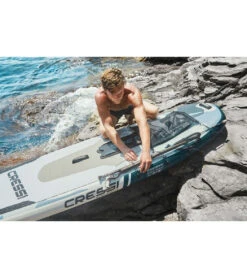 CRESSI Tiger Shark Multitask 10’2’’ Inflatable SUP Set -Swimming Equipment Store 6856350367912 greyblackcammo 8a