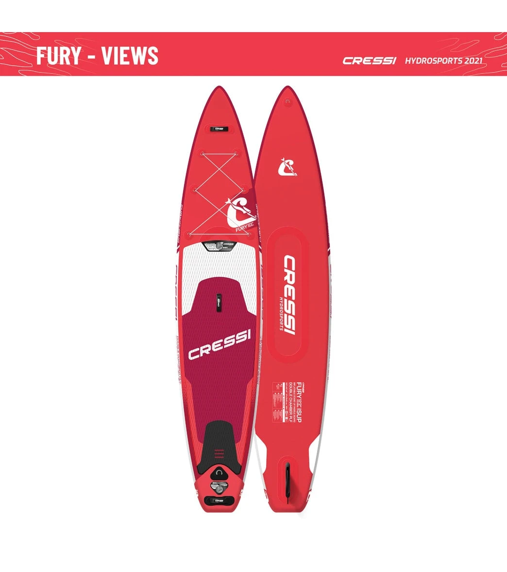 CRESSI Set Isup Fury Touring Dc 12’2’' Rosso Inflatable SUP 13 CRESSI Set Isup Fury Touring Dc 12’2’' Rosso Inflatable SUP - Image 11