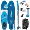 CRESSI Fluid All Round Dc 10'2'' Inflatable SUP Set -Swimming Equipment Store 6856351121576 bluewhite 1a