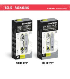 CRESSI Solid Tandem Dc 12'2'' Inflatable SUP -Swimming Equipment Store 6856351613096 grey 9a