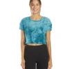 Marika Tie Dye Boxy Crop -Swimming Equipment Store 6948895555752 bluesprucespiraltiedye 1a