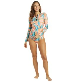 Women's Sunset Palms Surf Shirt -Swimming Equipment Store 6976249561256 cor 4a