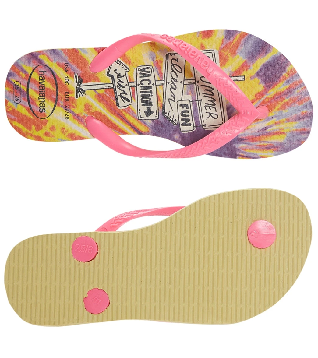 Havaianas Kids' Slim Fashion Flip Flop (Toddler, Little Kid) 6 Havaianas Kids' Slim Fashion Flip Flop (Toddler, Little Kid) - Image 4