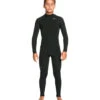 Quiksilver Boys' 3/2MM Sessions Back Zip Full Wetsuit -Swimming Equipment Store 7118462058664 black 1a