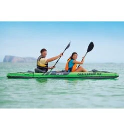 Intex Challenger K2 Kayak W/ 86" Aluminum Oars & High-Output Pump -Swimming Equipment Store 7159154147496 4