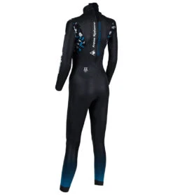 AQUASPHERE Women's Aqua Skin V3 Tri Wetsuit -Swimming Equipment Store 7197878681768 blackturquoise 3a