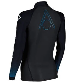 AQUASPHERE Women's Aqua Skin V3 Tri Top 8 AQUASPHERE Women's Aqua Skin V3 Tri Top -Swimming Equipment Store 7197879402664 blackturquoise 3a
