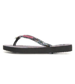 Havaianas Kid's Slim Glitter II Sandal (Toddler, Big Kid) -Swimming Equipment Store 7203783311528 black 3a