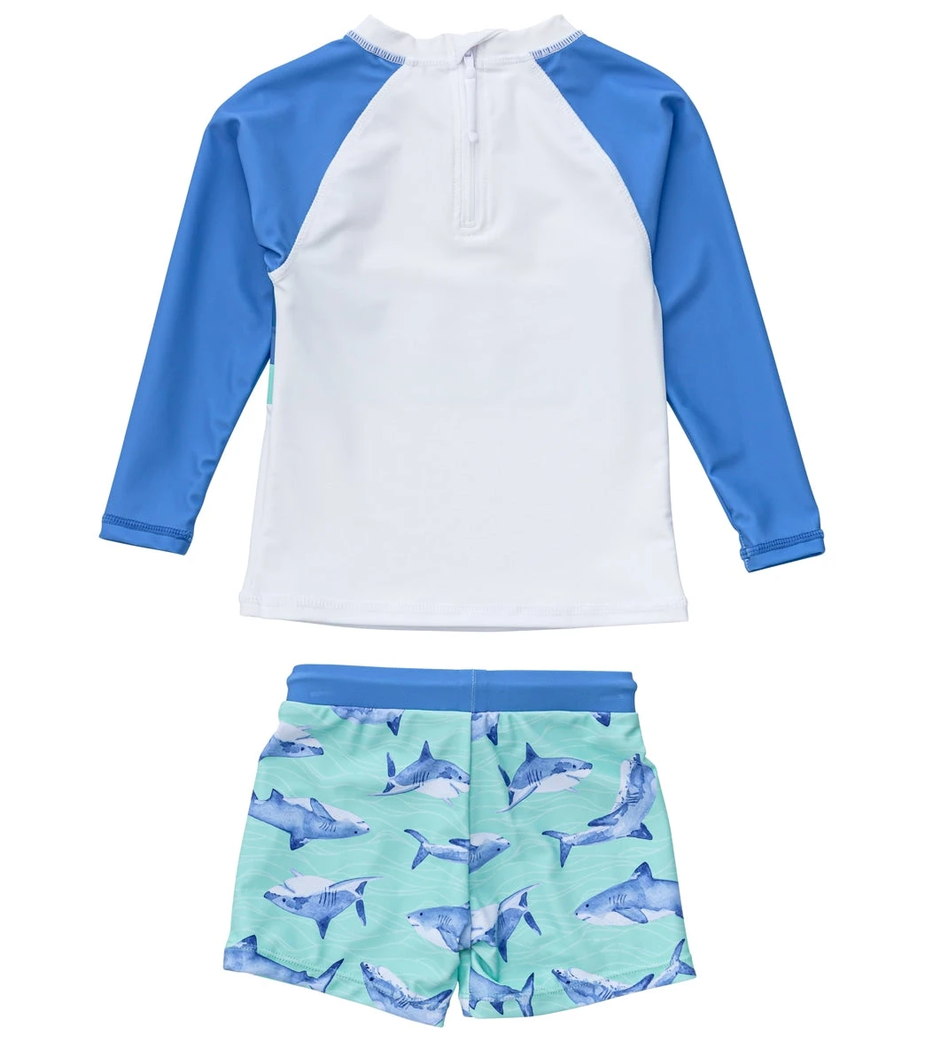 Boys' Minty Shark LS Baby Set (Baby, Toddler, Little Kid) 4 Boys' Minty Shark LS Baby Set (Baby, Toddler, Little Kid) - Image 2