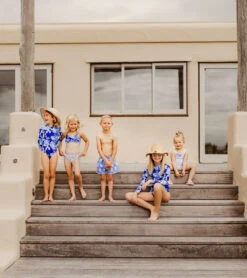 Girls' Mango Tango Sustainable LS Surf Suit (Toddler, Little Kid, Big Kid) -Swimming Equipment Store 7217021714600 blue 5a