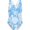 Roxy Girls' Flowers Addict One Piece Swimsuit (Big Kid) -Swimming Equipment Store 7221343977640 regattassurftrippinbico 1a