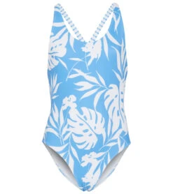 Roxy Girls' Flowers Addict One Piece Swimsuit (Big Kid)
