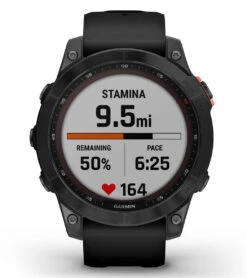 Garmin Fenix 7 Solar Slate Gray/Black Band -Swimming Equipment Store 7289505284264 grayblack 4a