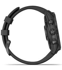 Garmin Fenix 7 Solar Slate Gray/Black Band -Swimming Equipment Store 7289505284264 grayblack 5a