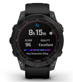 Garmin Fenix 7 Solar Slate Gray/Black Band -Swimming Equipment Store 7289505284264 grayblack 9a