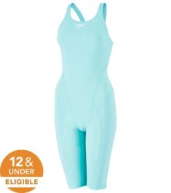 Speedo Women's Vanquisher Kneeskin Tech Suit Swimsuit -Swimming Equipment Store 7300840652968 blueice 5a