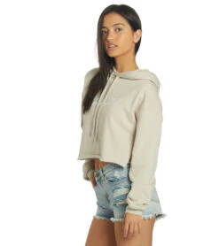 Limited Edition Women’s Hoodie Crop Top -Swimming Equipment Store 7320115183784 heatherdust 3a
