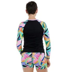Women's Joyful Parker Long Sleeve UV Rashguard -Swimming Equipment Store 7351095066792 multi 3a
