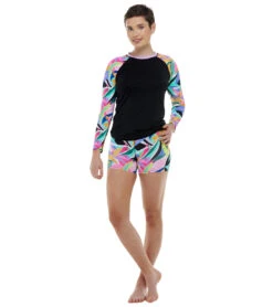 Women's Joyful Parker Long Sleeve UV Rashguard -Swimming Equipment Store 7351095066792 multi 4a