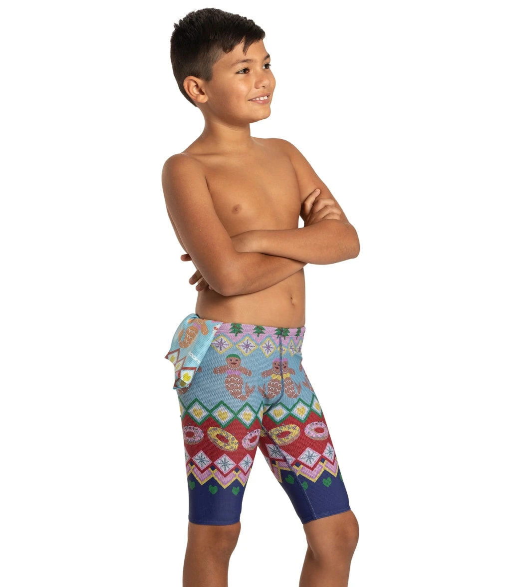 Granny Sweater Gingerbread Mermaid Jammer Swimsuit Youth (22-28) 4 Granny Sweater Gingerbread Mermaid Jammer Swimsuit Youth (22-28) - Image 2