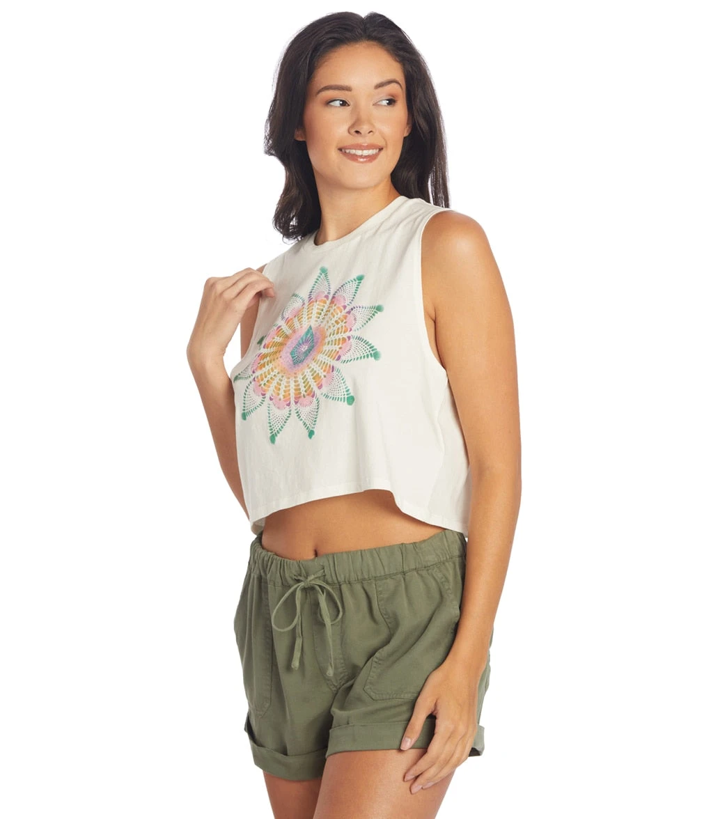 Volcom Women's Star Shields Crop Tank Top 7 Volcom Women's Star Shields Crop Tank Top - Image 5