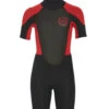 Level Six Youth 2.5mm Shorty Neoprene Wetsuit 1 Level Six Youth 2.5mm Shorty Neoprene Wetsuit -Swimming Equipment Store 7363715432616 redblack 1a