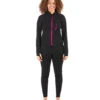 Level Six Women's Vesta Zippered Full Thermal Unisuit -Swimming Equipment Store 7363715891368 black 1a