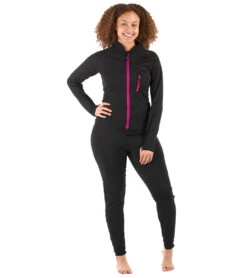 Level Six Women's Vesta Zippered Full Thermal Unisuit 10 Level Six Women's Vesta Zippered Full Thermal Unisuit -Swimming Equipment Store 7363715891368 black 4a