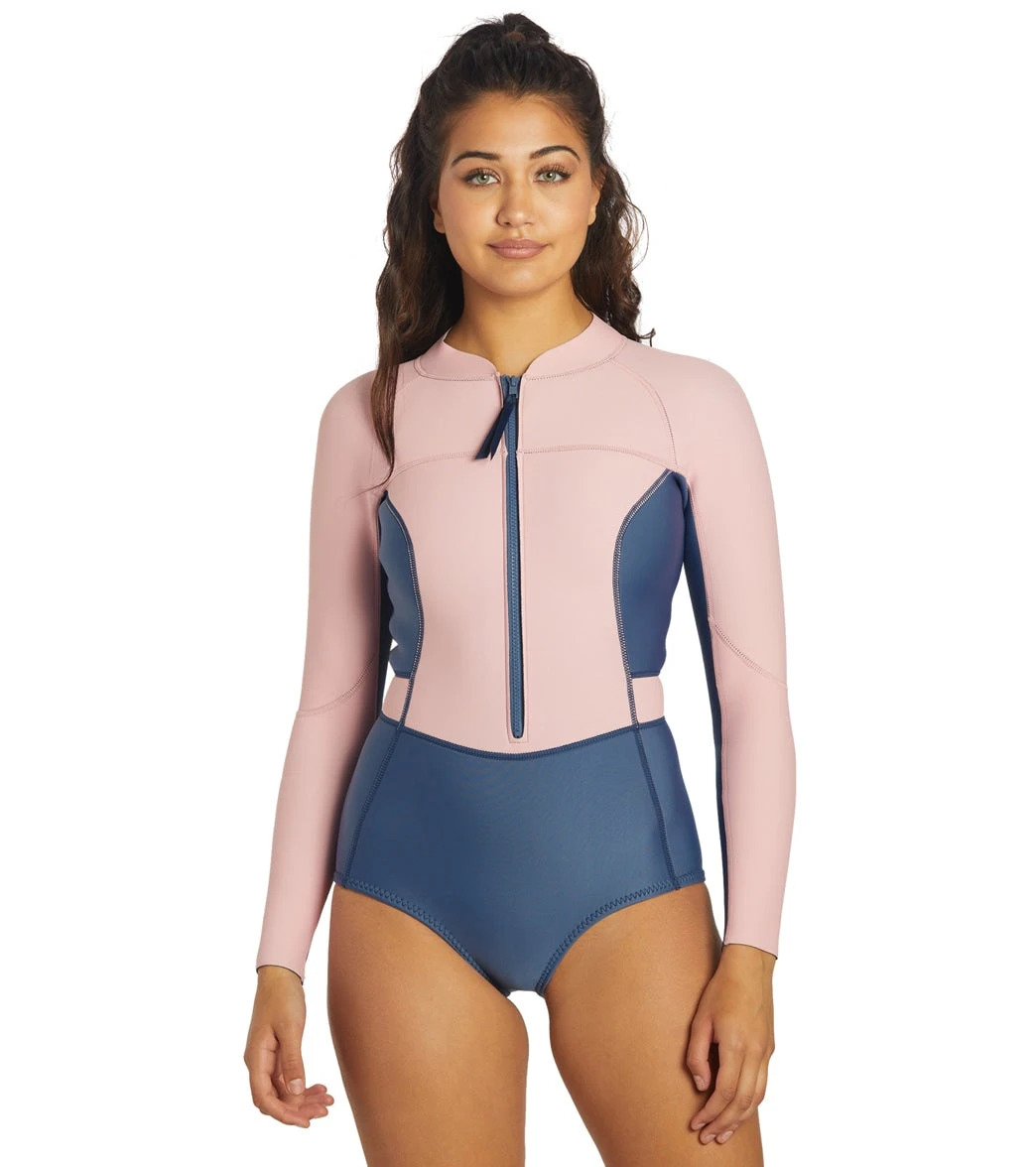 Level Six Women's 1.2mm Neoprene Mystique Front Zip Long Sleeve One Piece Swimsuit 3 Level Six Women's 1.2mm Neoprene Mystique Front Zip Long Sleeve One Piece Swimsuit